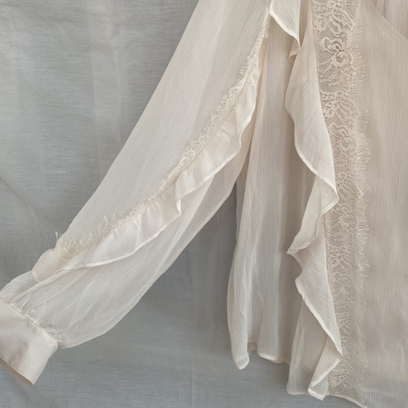 Simply Vera Wang - Sheer Balloon Blouse - size XL - Picture 3 of 7